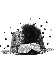 CAPPELLINO GLITTER ARGENTO